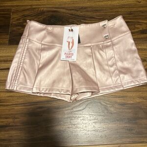 Celebrity Pink Metallic Skort